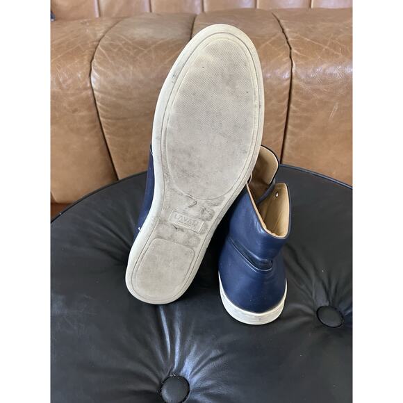 LAVATI Navy-Mid | NAVY Italian Leather Shoes US 11 main image 5